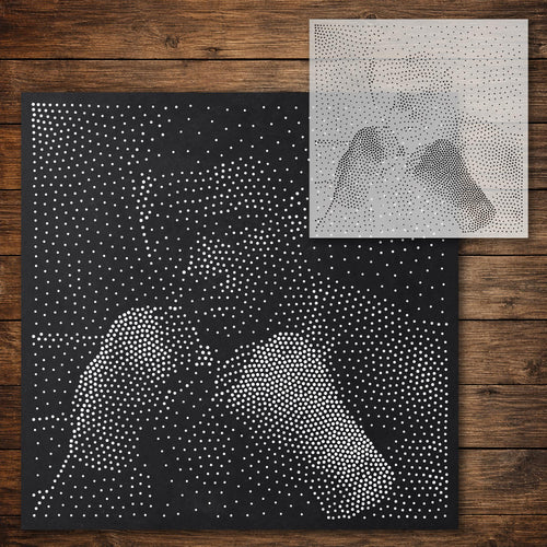 Boxer Portrait reusable Mylar stencil