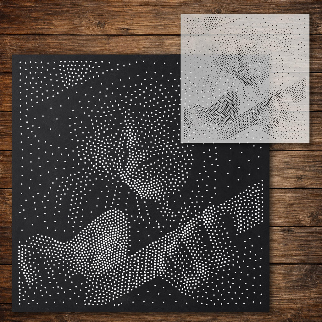 Old Musician reusable Mylar stencil