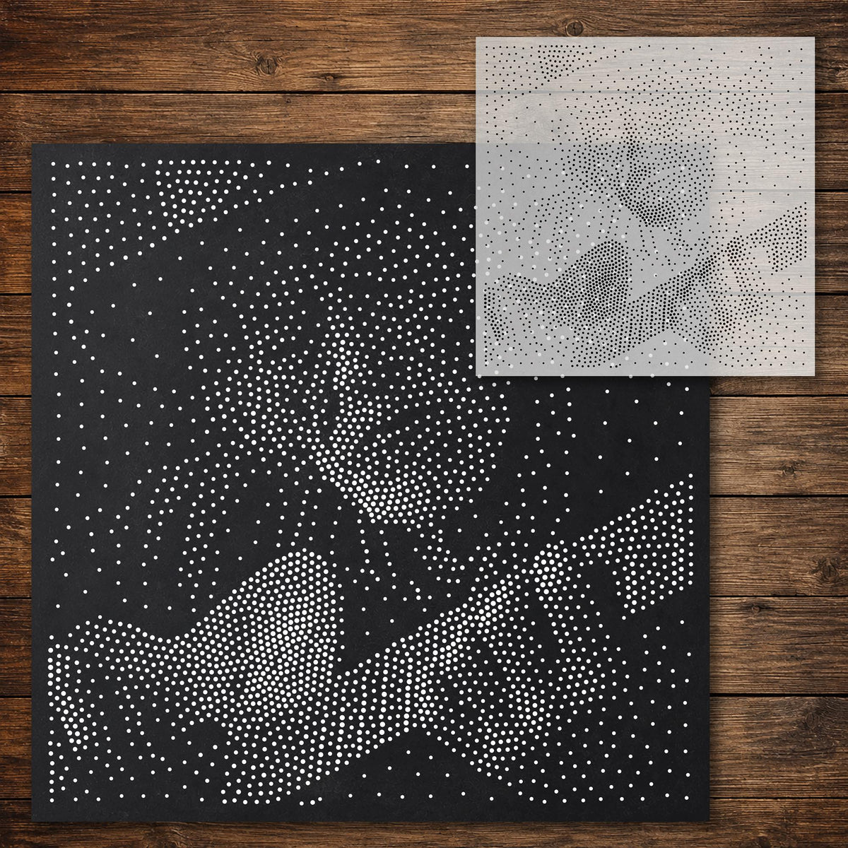 Old Musician reusable Mylar stencil