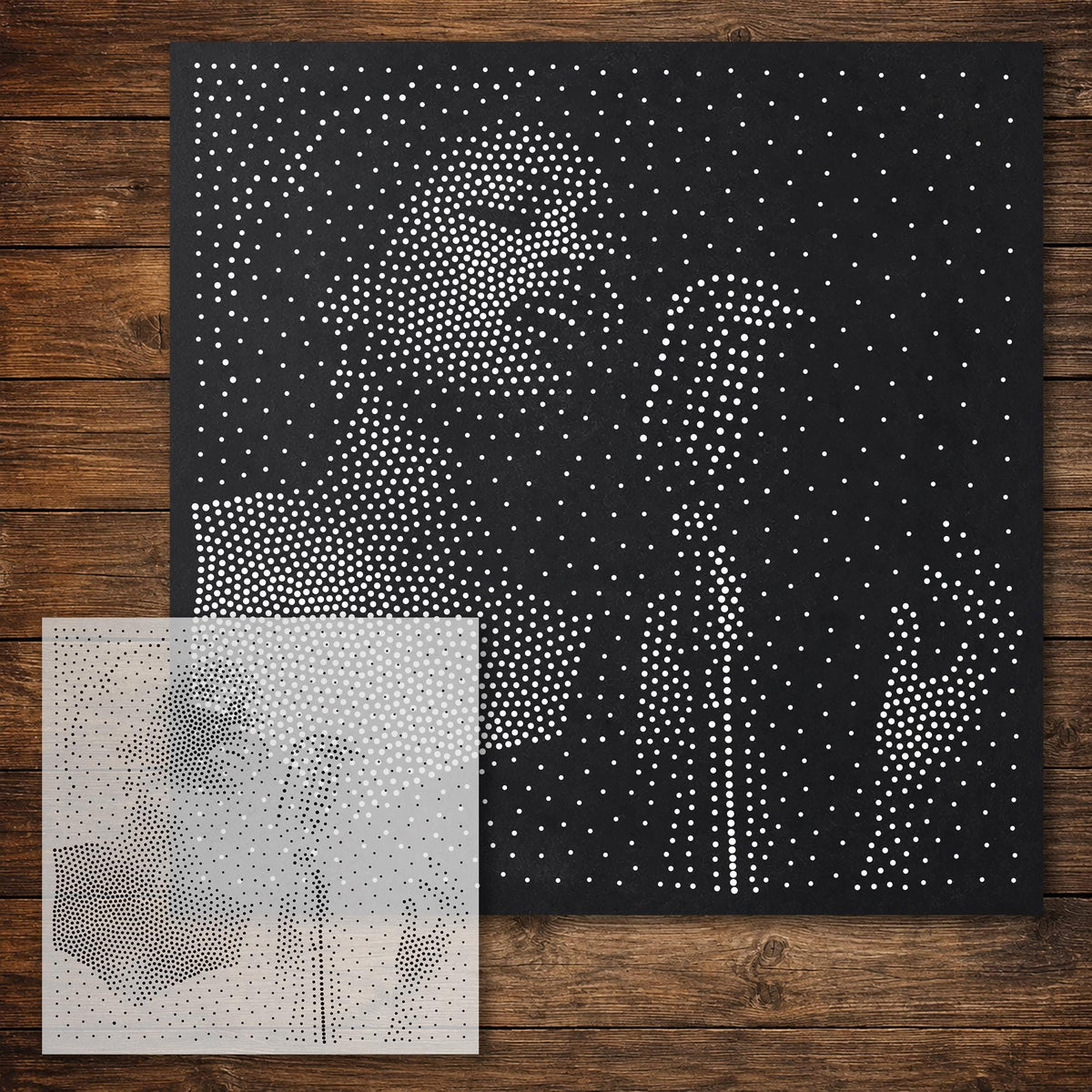 Jazz Singer reusable Mylar stencil