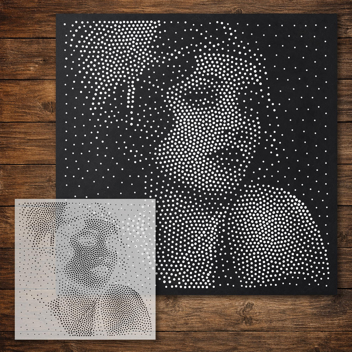 Flapper Portrait reusable Mylar stencil