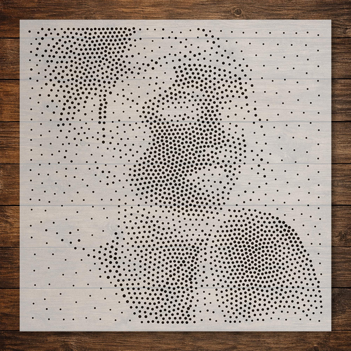 Flapper Portrait reusable Mylar stencil