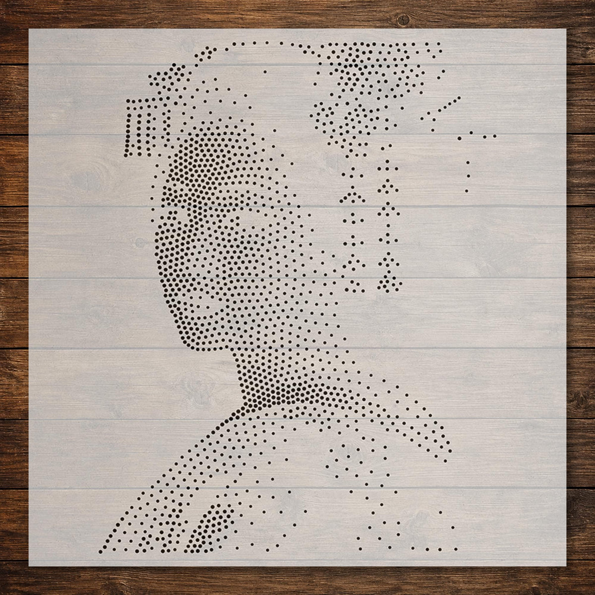 Geisha Portrait reusable Mylar stencil