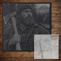 Lumberjack Portrait reusable Mylar stencil