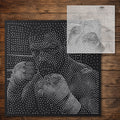 Bare Knuckle Boxer reusable Mylar stencil