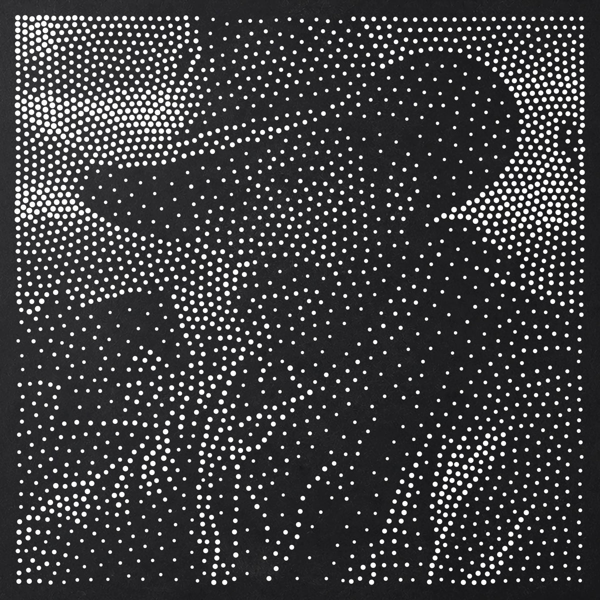Cowboy Portrait reusable Mylar stencil