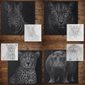 Safari reusable Mylar stencil