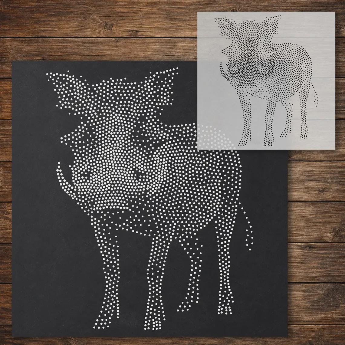Safari reusable Mylar stencil