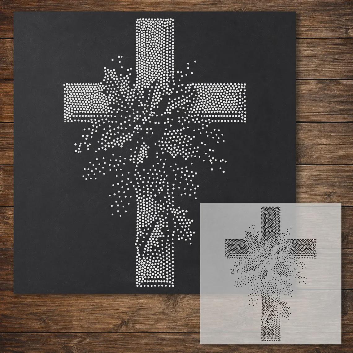 Nativity reusable Mylar stencil