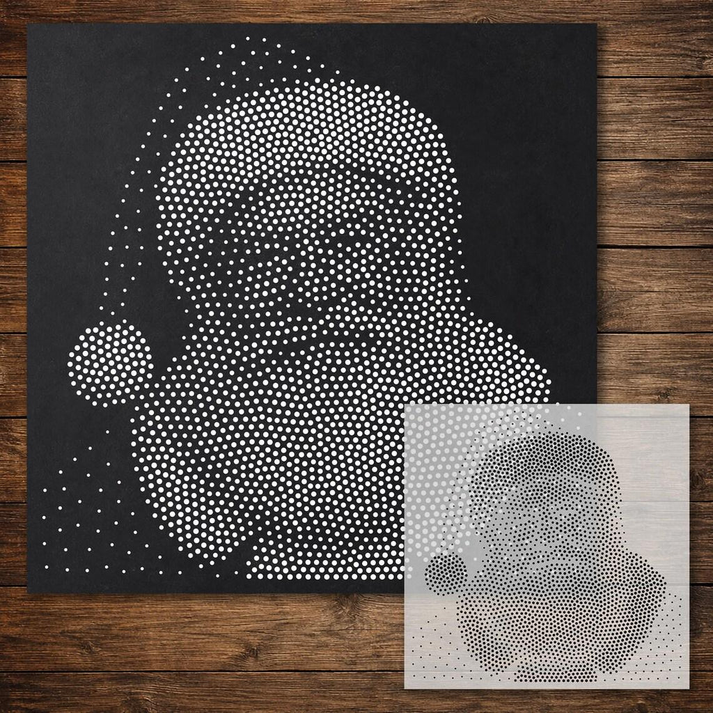 Christmas reusable Mylar stencil
