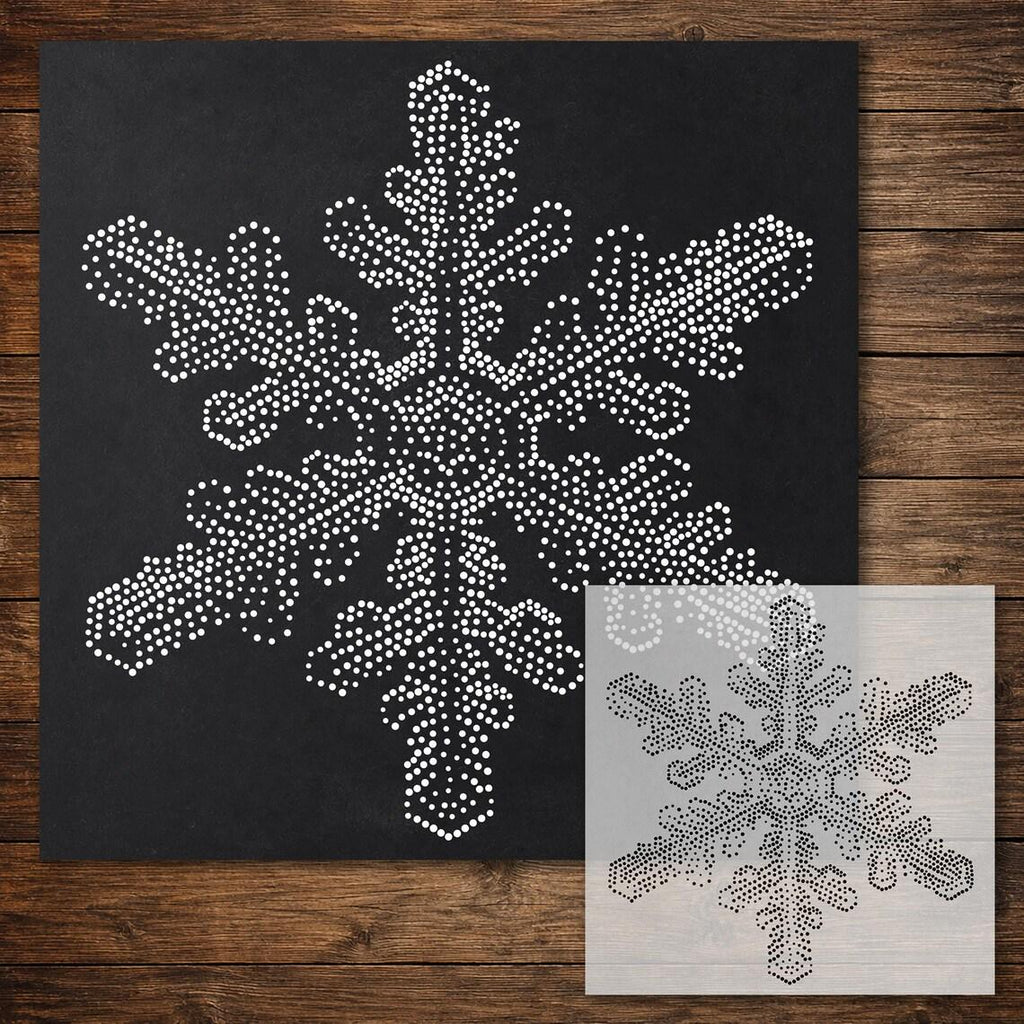 Christmas reusable Mylar stencil