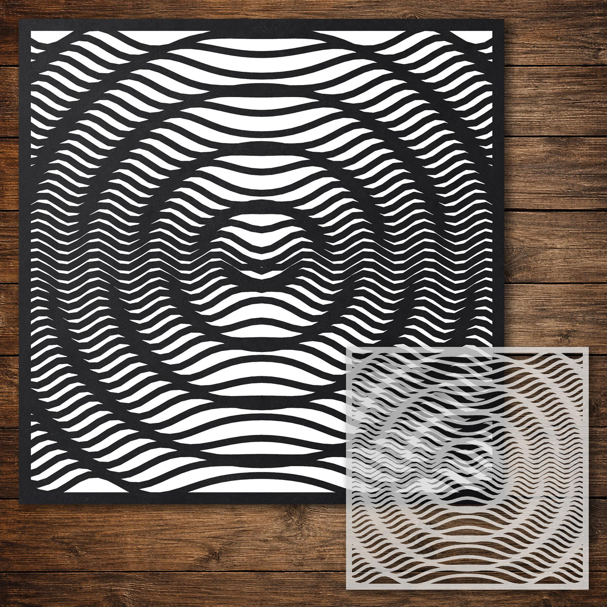 Geometric Pattern reusable Mylar stencil