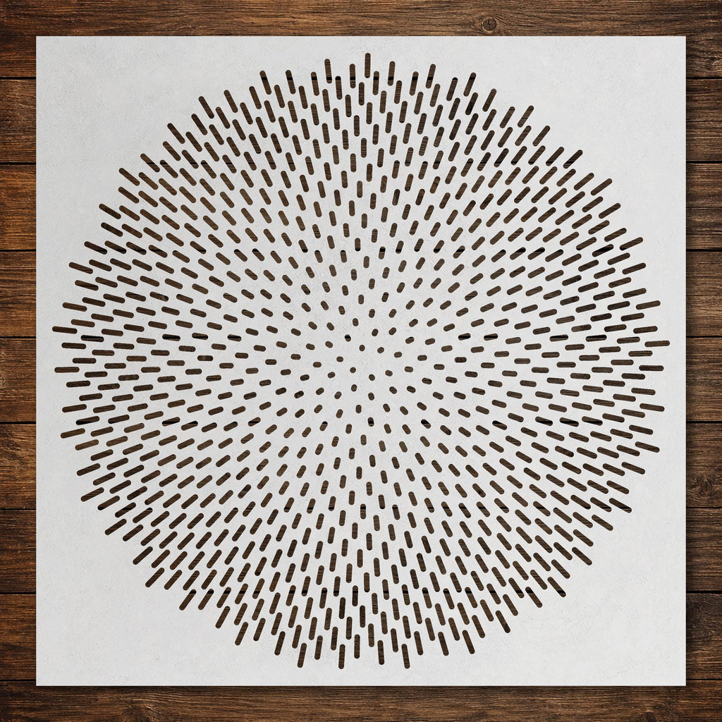 Geometric Pattern reusable Mylar stencil