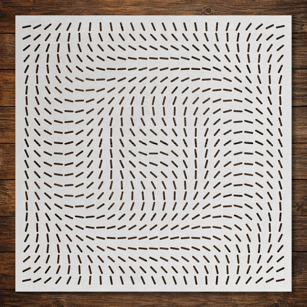 Geometric Pattern reusable Mylar stencil