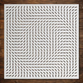 Geometric Pattern reusable Mylar stencil