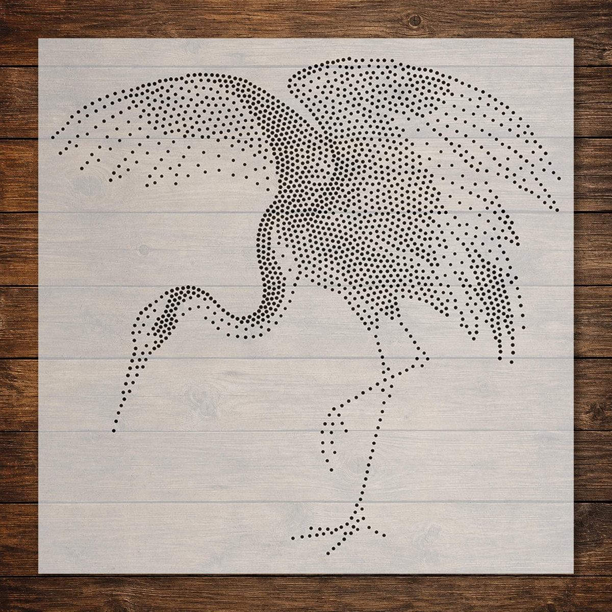 Crane Bird reusable Mylar stencil
