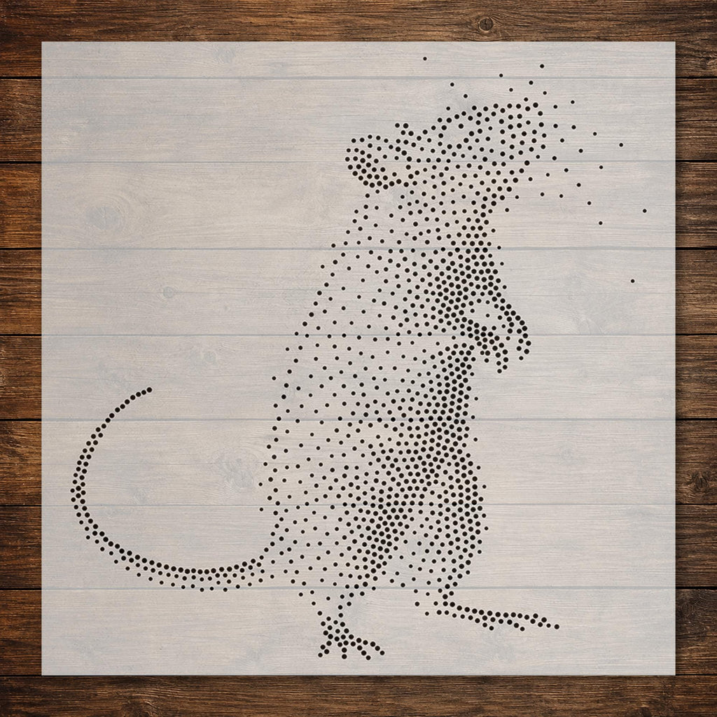 Rat reusable Mylar stencil