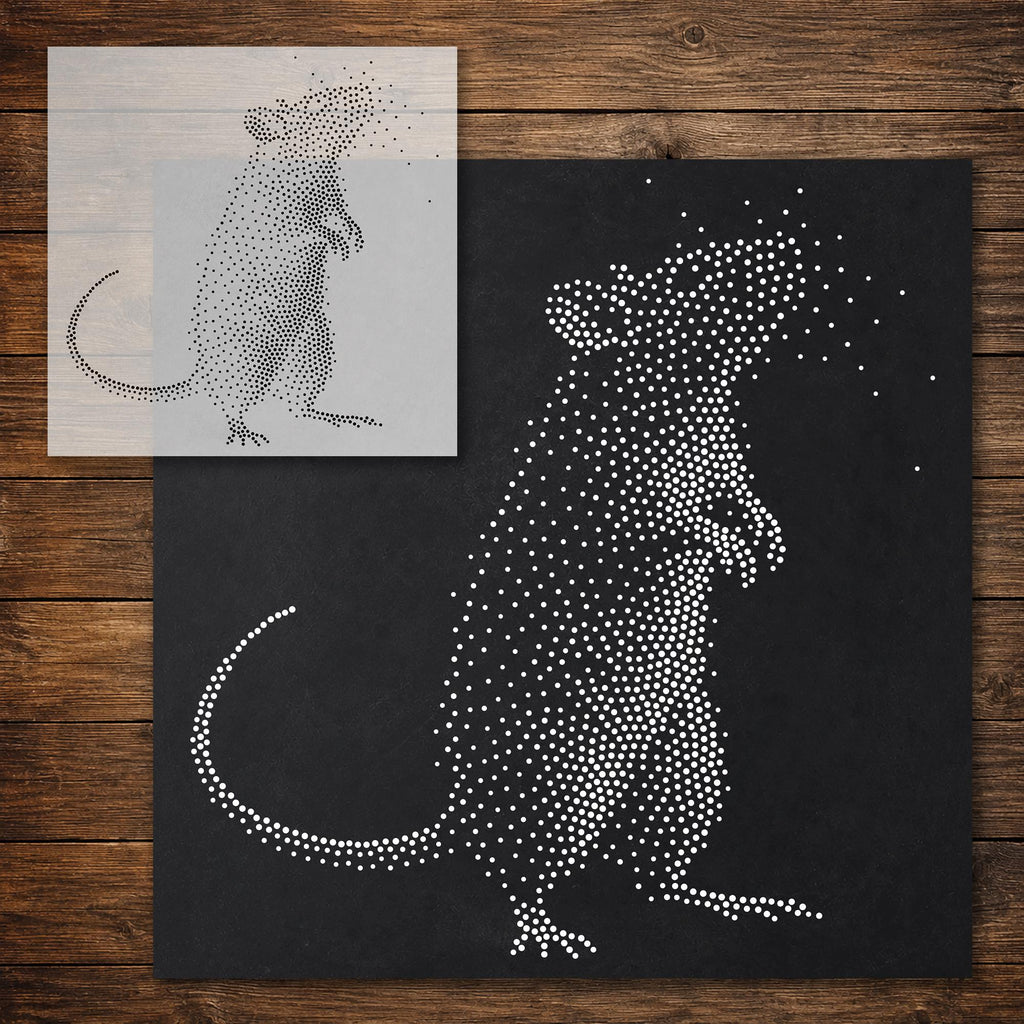 Rat reusable Mylar stencil