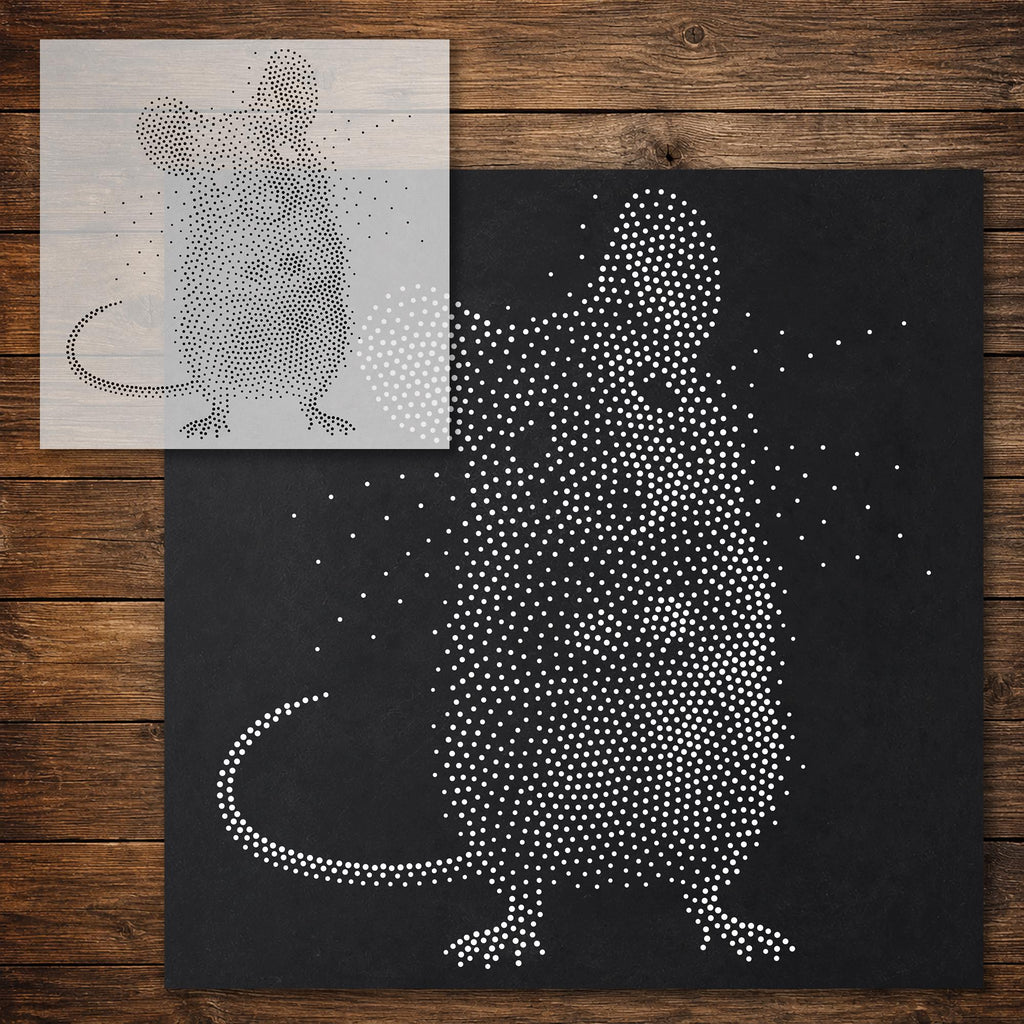 Curious Mouse reusable Mylar stencil