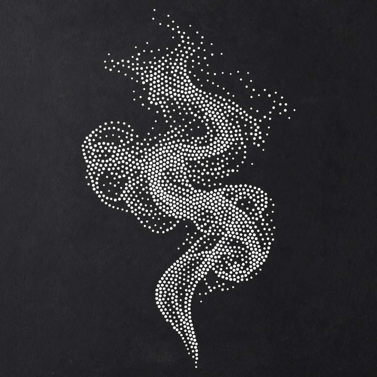 Smoke #1 Plume reusable Mylar stencil
