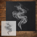 Smoke #1 Plume reusable Mylar stencil