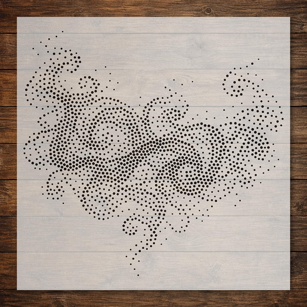 Smoke #3 Cloud reusable Mylar stencil