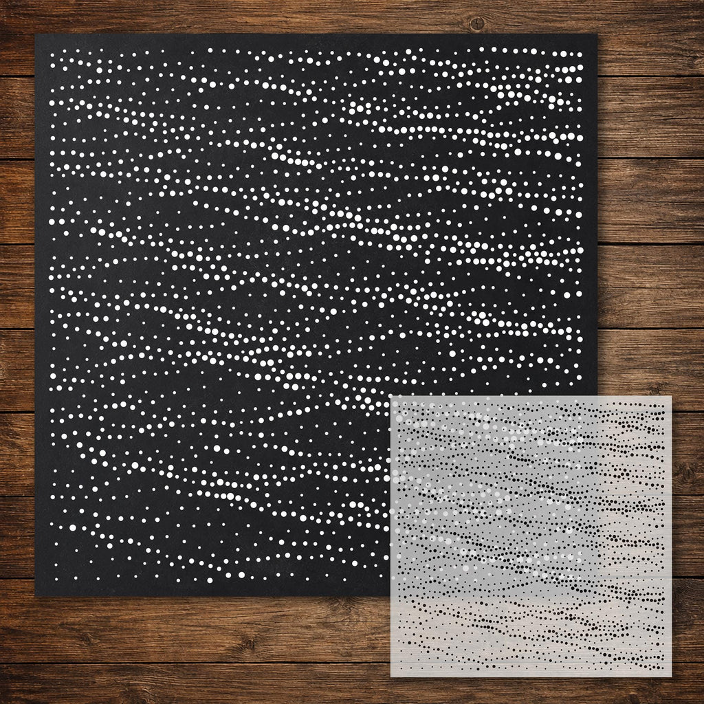 Ocean Waves #2 reusable Mylar stencil
