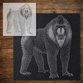 Mandrill reusable Mylar stencil