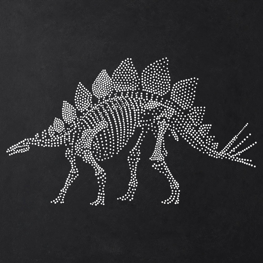 Stegosaurus Skeleton Dinosaur reusable Mylar stencil
