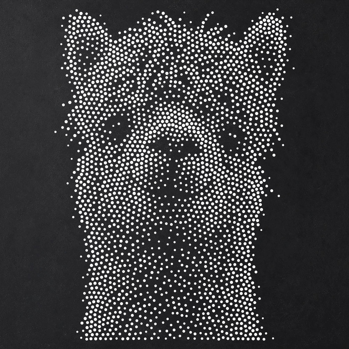 Alpaca Portrait reusable Mylar stencil