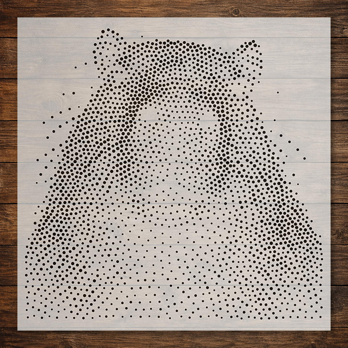 Capybara Portrait reusable Mylar stencil