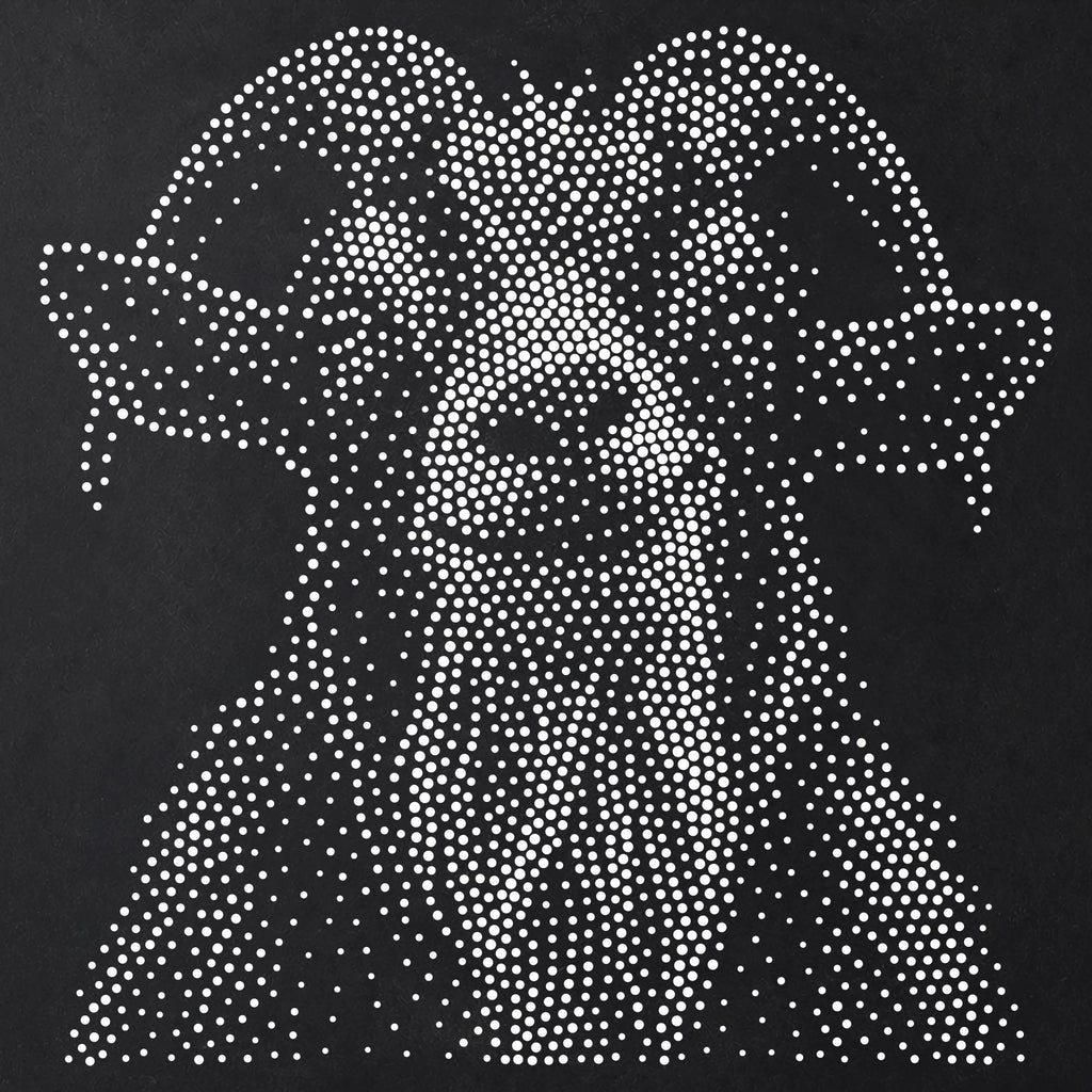 Goat Portrait reusable Mylar stencil