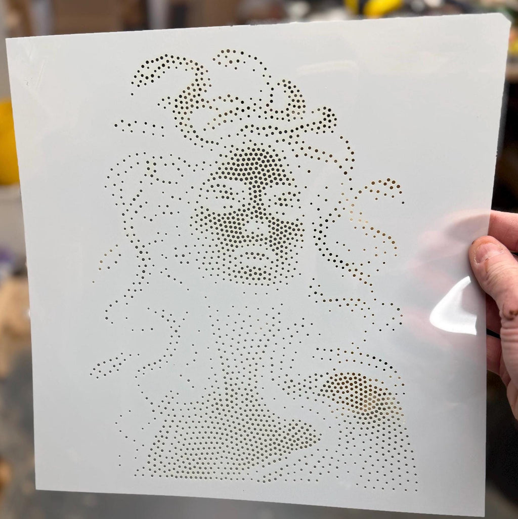 Medusa reusable Mylar stencil