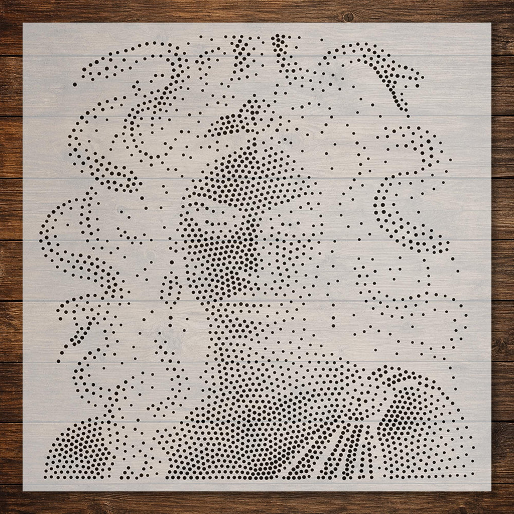 Medusa reusable Mylar stencil