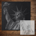 Statue of Liberty reusable Mylar stencil