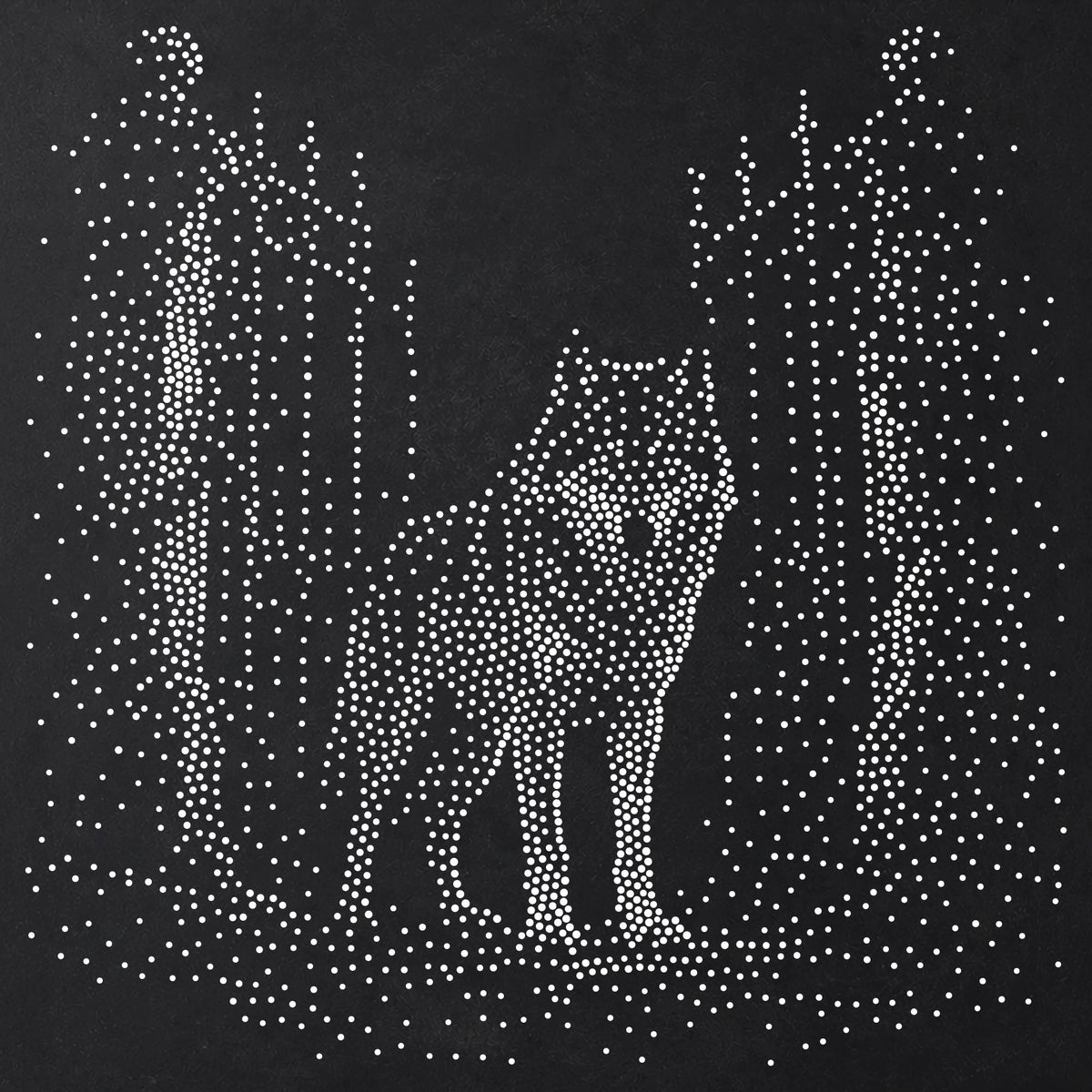 Wolf by Ruined Gates reusable Mylar stencil
