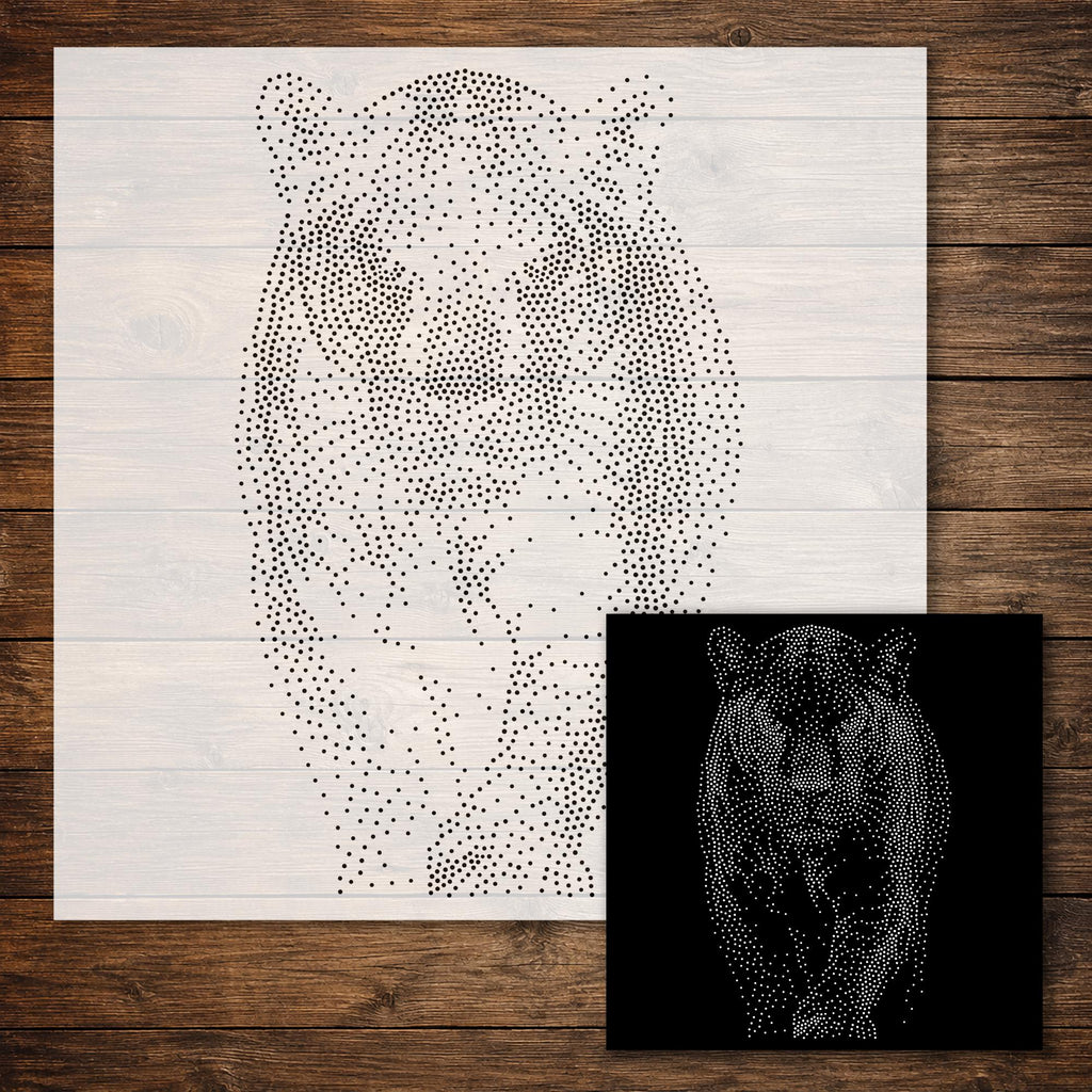 Black Panther reusable Mylar stencil
