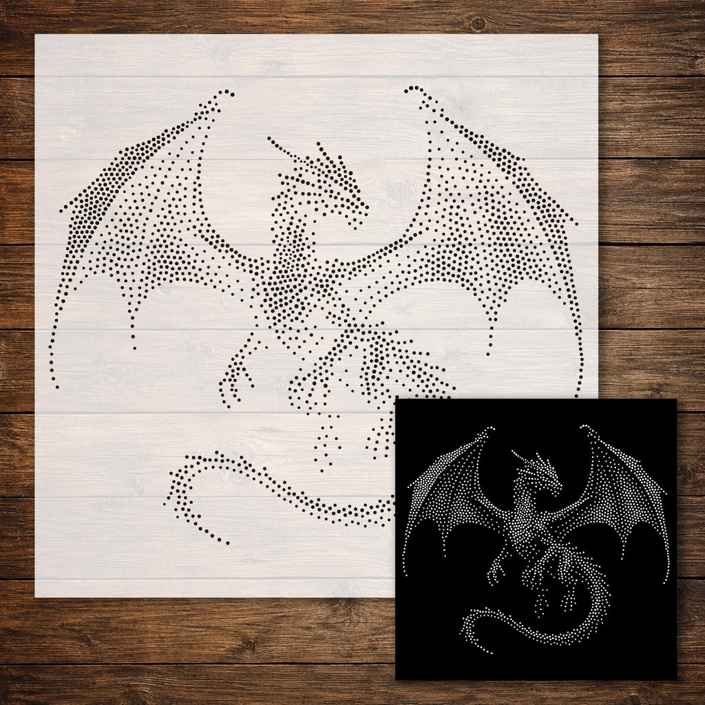 Dragon reusable Mylar stencil