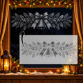 Christmas Bells Window Snow Spray reusable Mylar stencil