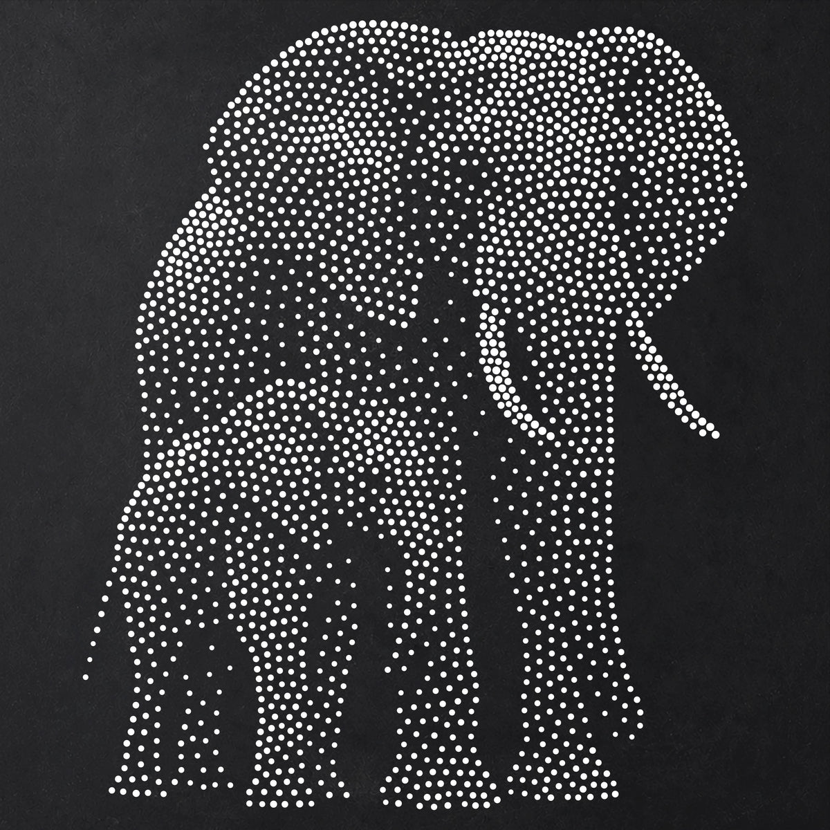 Elephant with Calf reusable Mylar stencil