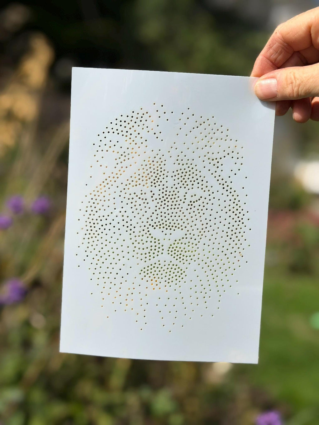 Lion reusable Mylar stencil