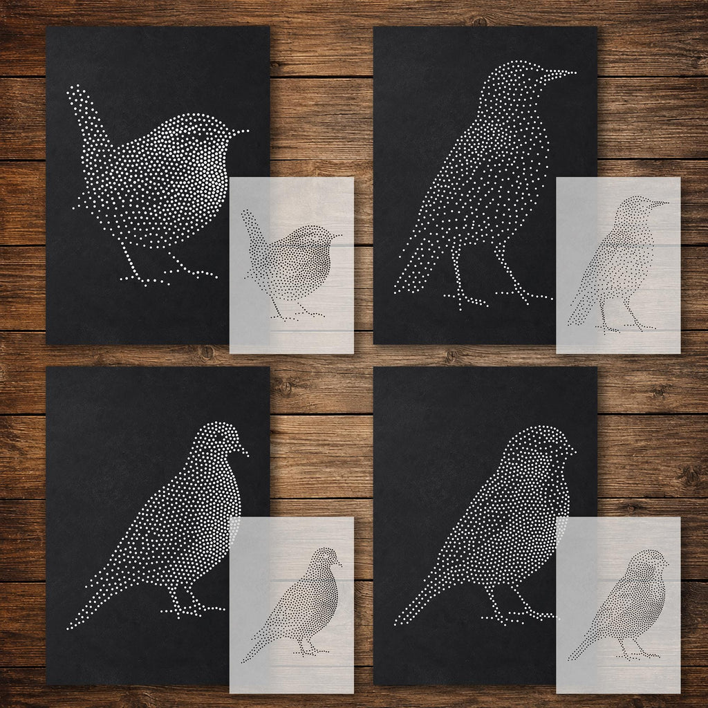 Bird reusable Mylar stencil