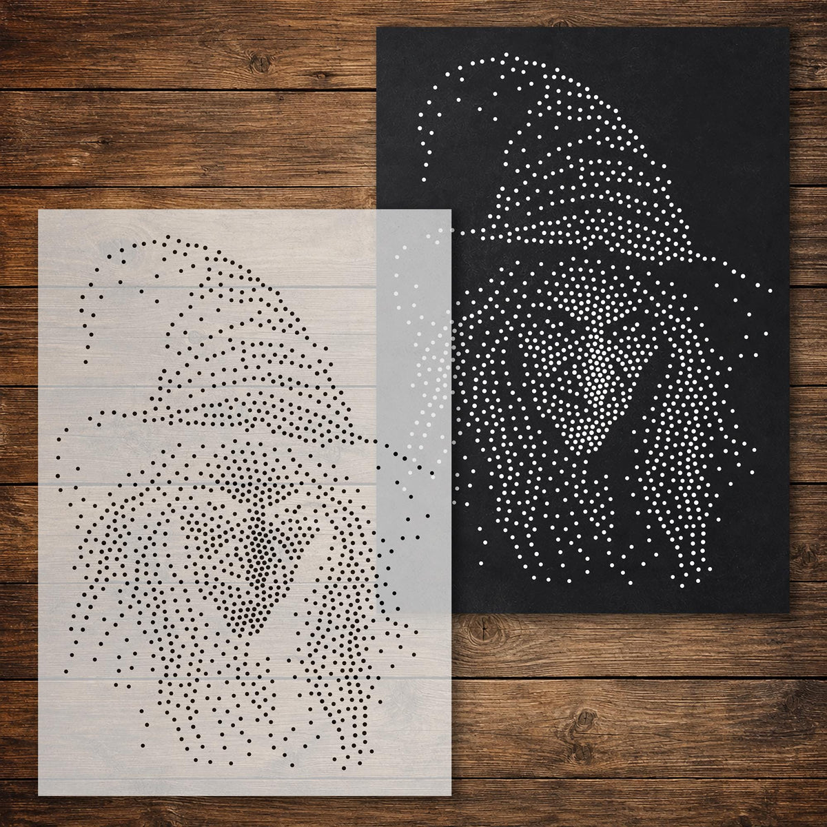 Halloween reusable Mylar stencil