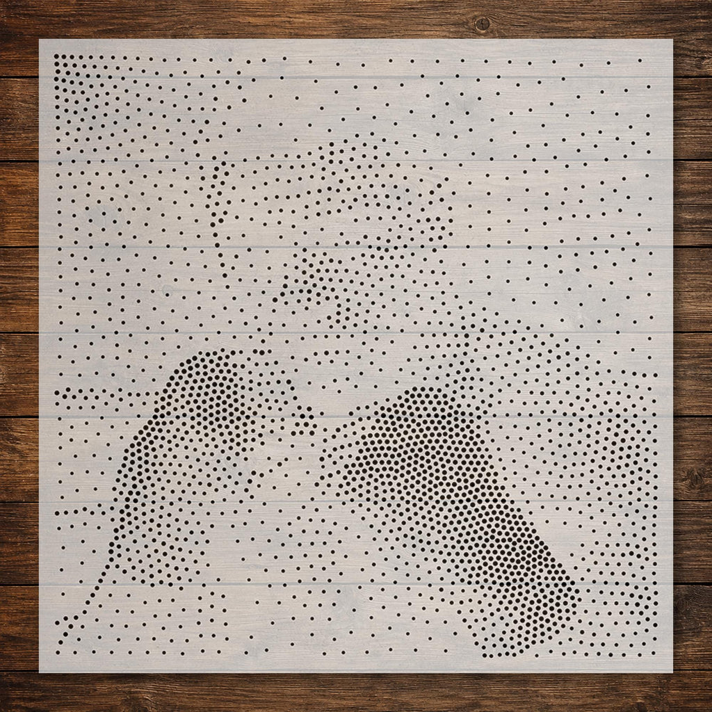 Boxer Portrait reusable Mylar stencil
