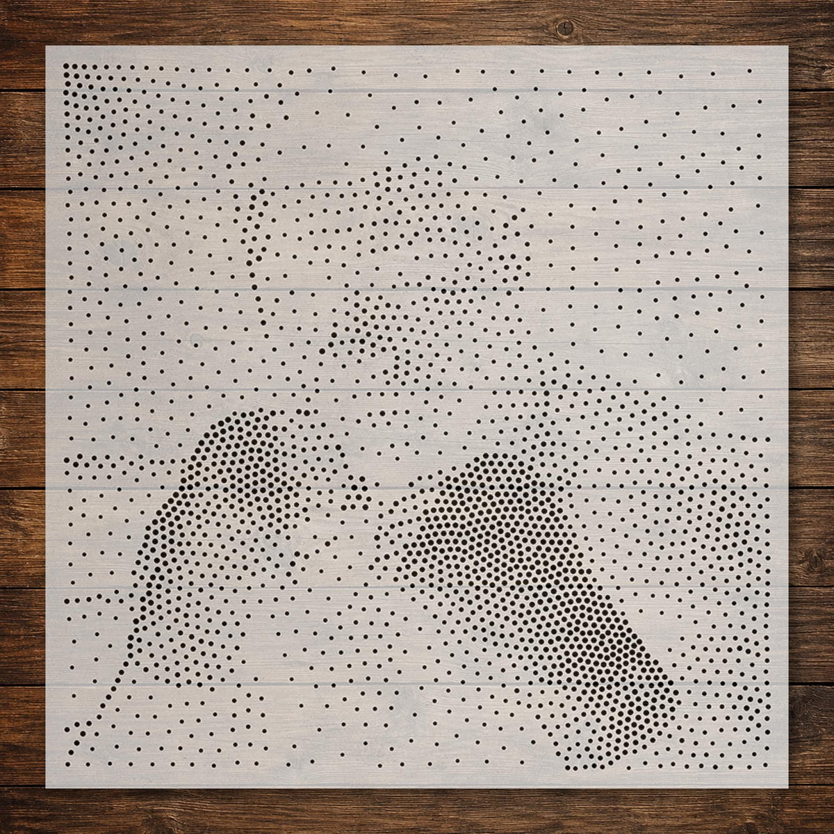Boxer Portrait reusable Mylar stencil