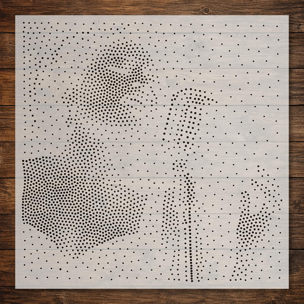 Jazz Singer reusable Mylar stencil
