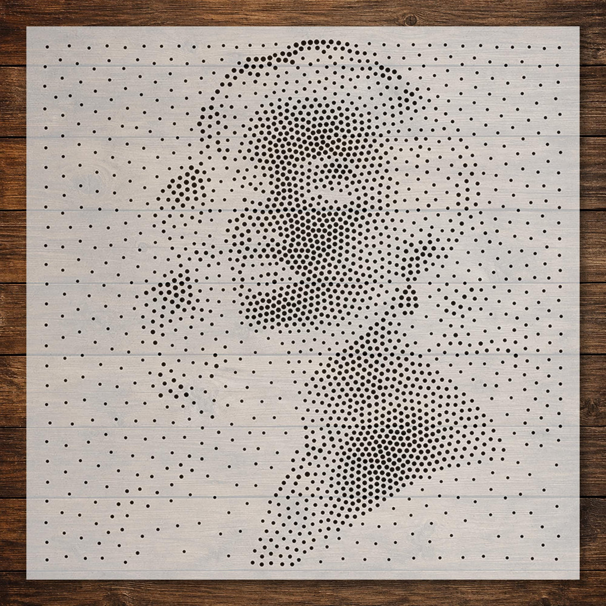Vintage Hollywood Actress Portrait reusable Mylar stencil