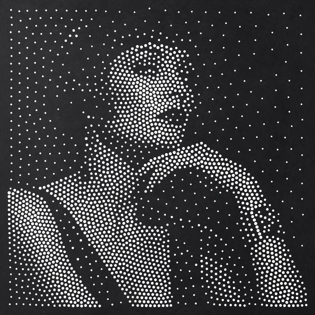 Art Deco Lady Portrait reusable Mylar stencil