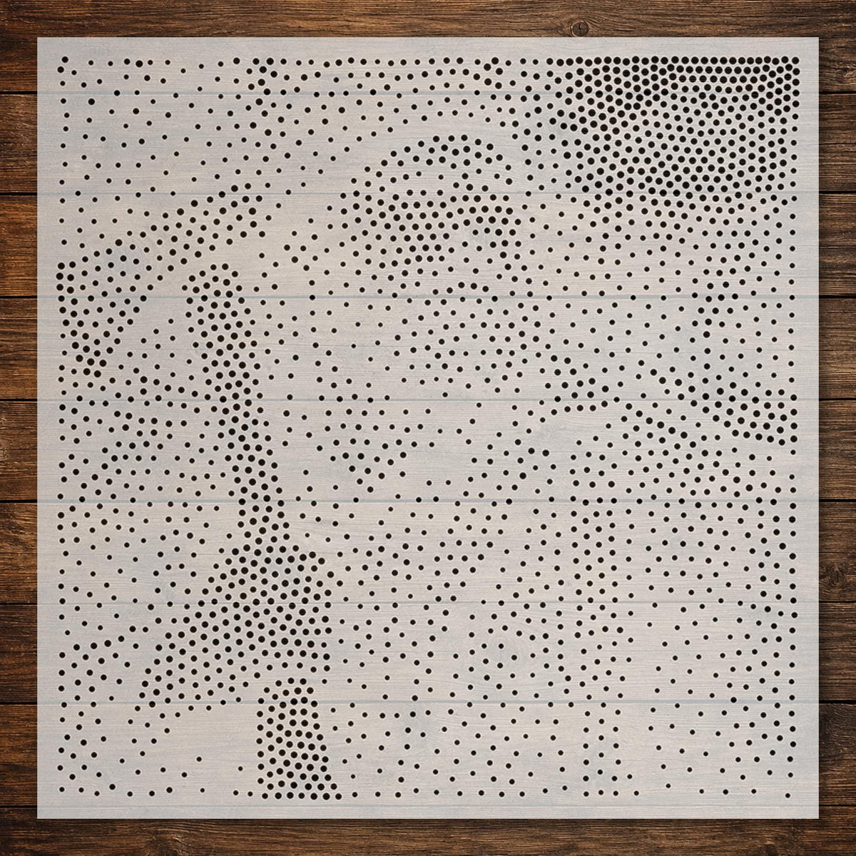Lumberjack Portrait reusable Mylar stencil
