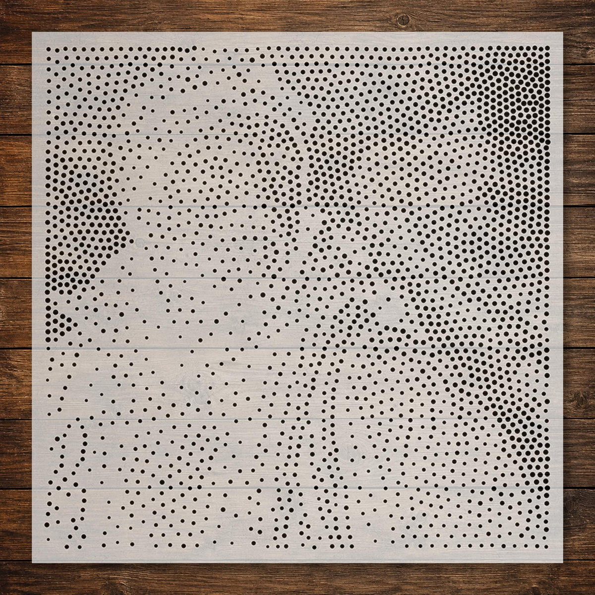 Mountaineer Portrait reusable Mylar stencil